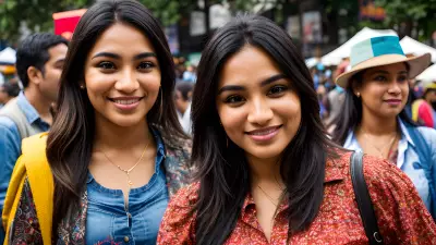 Daily Faces at a Bustling Street Fair A Portrait of Everyday Life