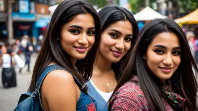 Daily Faces at a Bustling Street Fair A Portrait of Everyday Life