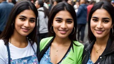 Daily Faces at a Bustling Street Fair A Portrait of Everyday Life