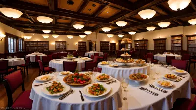Literary Flavors Unique Food Presentations at a Book Café