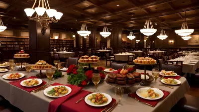 Literary Flavors Unique Food Presentations at a Book Café