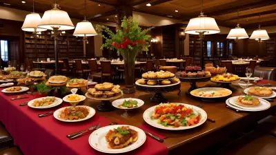 Literary Flavors Unique Food Presentations at a Book Café