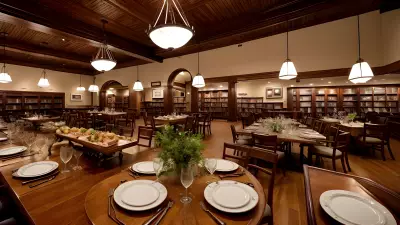 Literary Flavors Unique Food Presentations at a Book Café