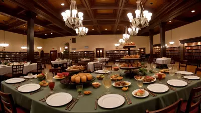 Literary Flavors Unique Food Presentations at a Book Café