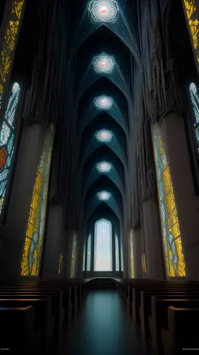 Architectural Journey Exploring Boundaries of Artistic Lighting