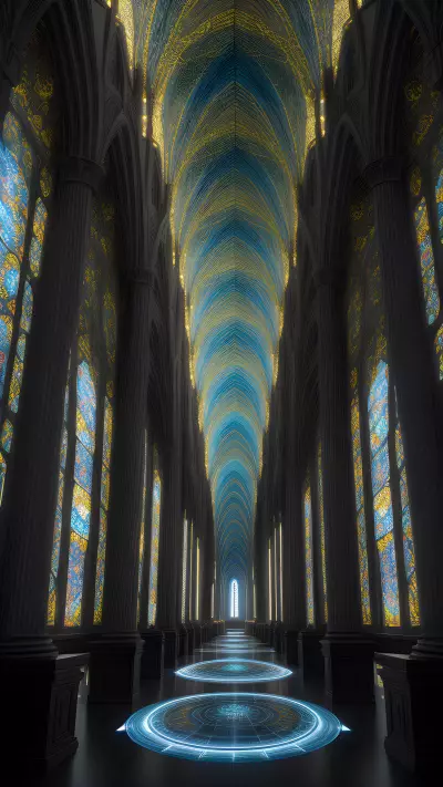 Architectural Journey Exploring Boundaries of Artistic Lighting