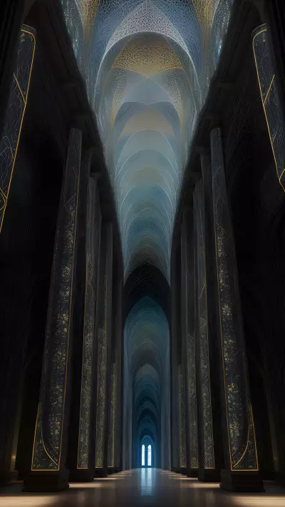 Architectural Journey Exploring Boundaries of Artistic Lighting