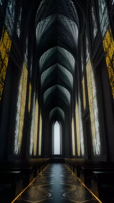 Architectural Journey Exploring Boundaries of Artistic Lighting