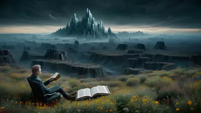 Metal Landscape A Painting of Reading Inspiration