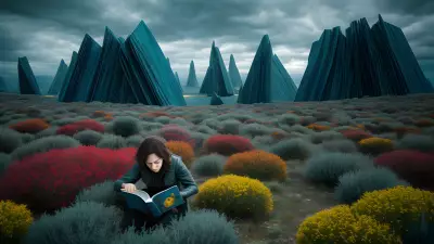 Metal Landscape A Painting of Reading Inspiration