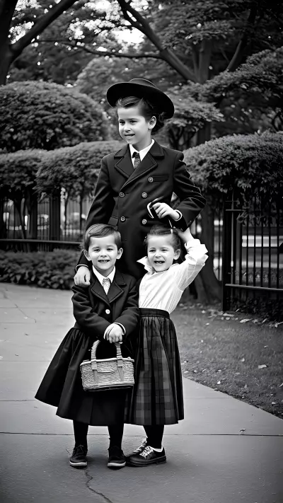 Playful Portraits of Precocious Children A Professional Photographer Inspired by Vivian Maier