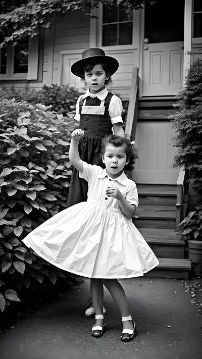 Playful Portraits of Precocious Children A Professional Photographer Inspired by Vivian Maier