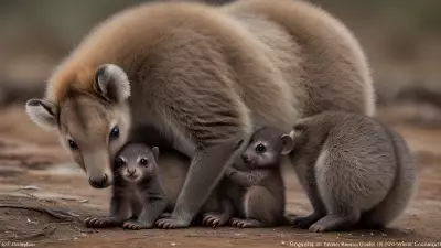 Exploring the Fragility and Resilience of Ecosystems through the Unique Bond between a Baby Mammal and its Mother