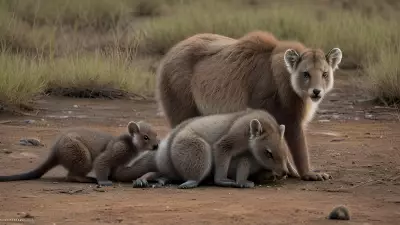 Exploring the Fragility and Resilience of Ecosystems through the Unique Bond between a Baby Mammal and its Mother