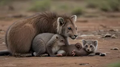 Exploring the Fragility and Resilience of Ecosystems through the Unique Bond between a Baby Mammal and its Mother