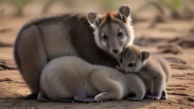 Exploring the Fragility and Resilience of Ecosystems through the Unique Bond between a Baby Mammal and its Mother