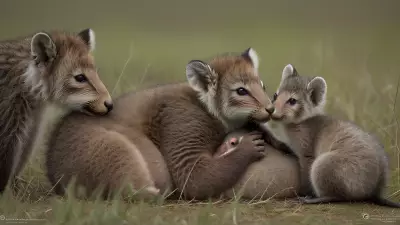 Exploring the Fragility and Resilience of Ecosystems through the Unique Bond between a Baby Mammal and its Mother