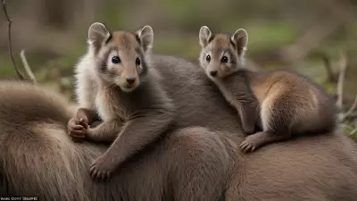 Exploring the Fragility and Resilience of Ecosystems through the Unique Bond between a Baby Mammal and its Mother