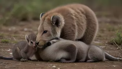 Exploring the Fragility and Resilience of Ecosystems through the Unique Bond between a Baby Mammal and its Mother