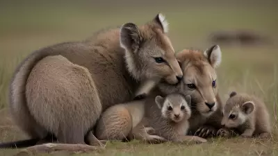 Exploring the Fragility and Resilience of Ecosystems through the Unique Bond between a Baby Mammal and its Mother