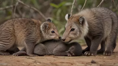 Exploring the Fragility and Resilience of Ecosystems through the Unique Bond between a Baby Mammal and its Mother