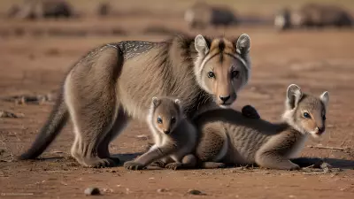 Exploring the Fragility and Resilience of Ecosystems through the Unique Bond between a Baby Mammal and its Mother