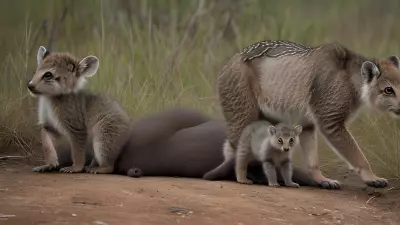 Exploring the Fragility and Resilience of Ecosystems through the Unique Bond between a Baby Mammal and its Mother