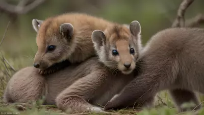 Exploring the Fragility and Resilience of Ecosystems through the Unique Bond between a Baby Mammal and its Mother