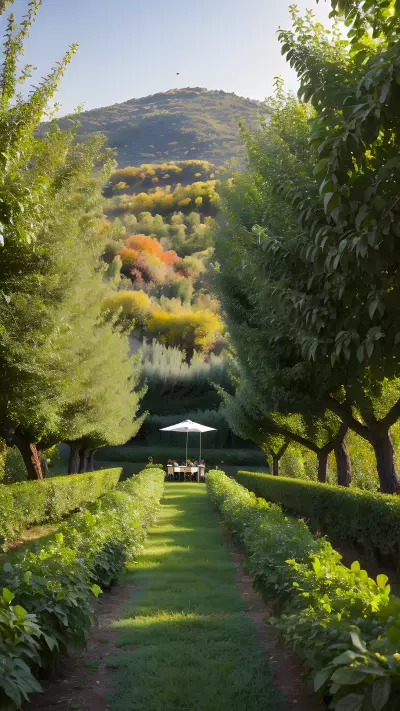Capturing the Art of Italian Cuisine In The Beauty of an Orchard Garden