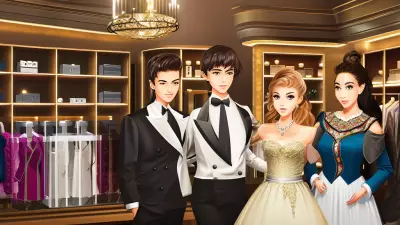 Friends at the Boutique Perfume Shop