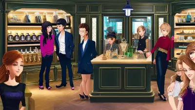 Friends at the Boutique Perfume Shop