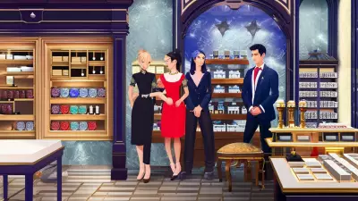 Friends at the Boutique Perfume Shop