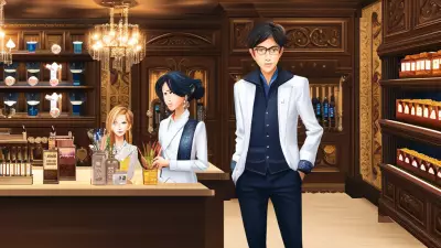 Friends at the Boutique Perfume Shop