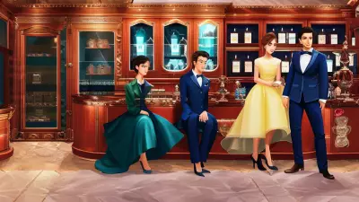 Friends at the Boutique Perfume Shop