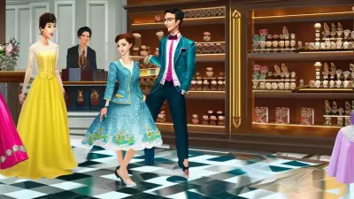 Friends at the Boutique Perfume Shop