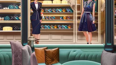 Friends at the Boutique Perfume Shop