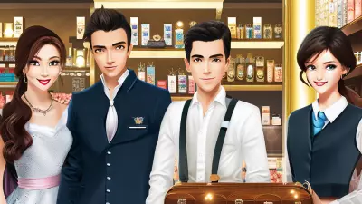 Friends at the Boutique Perfume Shop