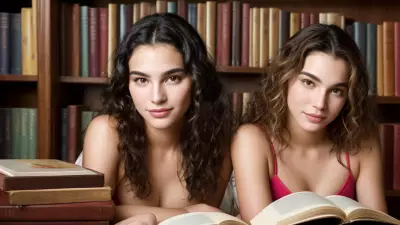 Youthful Energy in a Quiet Library Capturing Full Body Portraits by David LaChapelle