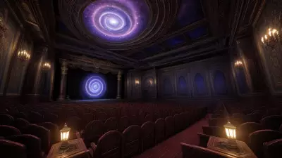 Visions of the Past Time traveling portals in the Haunted Theater