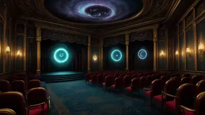 Visions of the Past Time traveling portals in the Haunted Theater