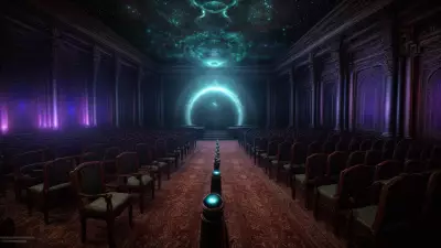 Visions of the Past Time traveling portals in the Haunted Theater
