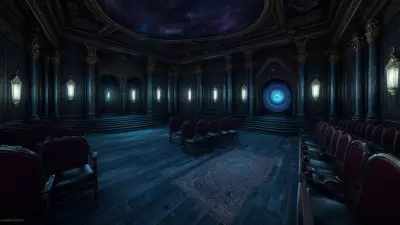 Visions of the Past Time traveling portals in the Haunted Theater