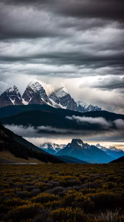 Angry Skies Capturing the Art of Mountain Photography