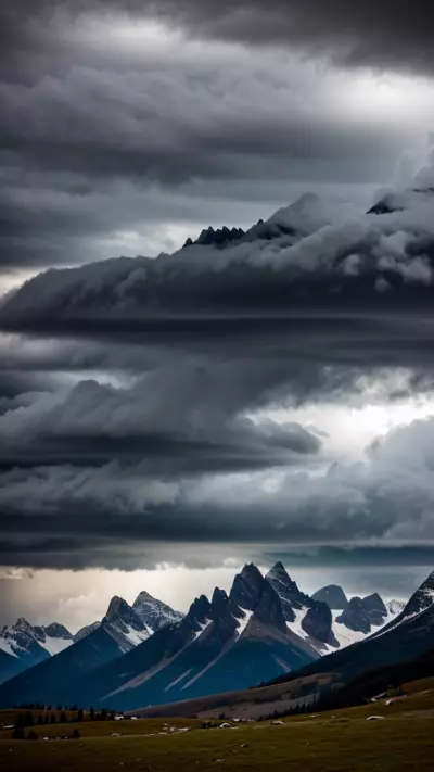 Angry Skies Capturing the Art of Mountain Photography