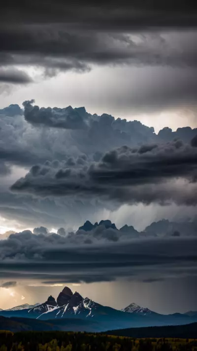Angry Skies Capturing the Art of Mountain Photography