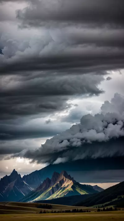 Angry Skies Capturing the Art of Mountain Photography