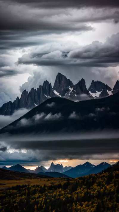 Angry Skies Capturing the Art of Mountain Photography