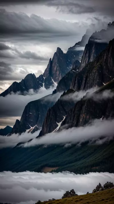 Angry Skies Capturing the Art of Mountain Photography