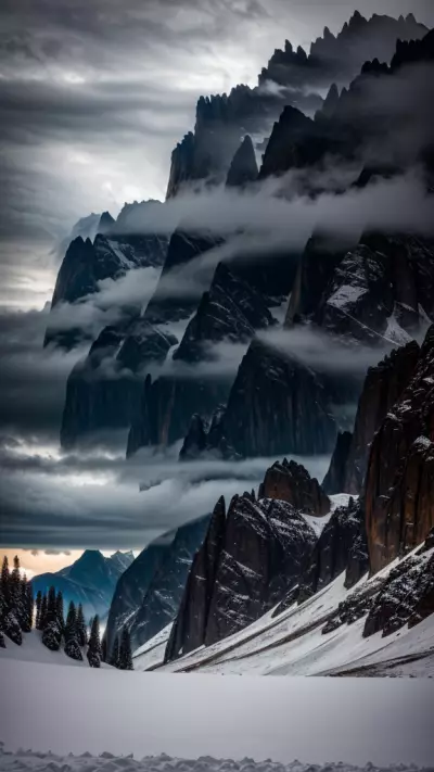 Angry Skies Capturing the Art of Mountain Photography