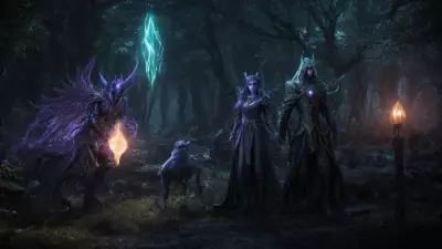 Luminous Realms Where Darkness Meets Magic and Myths Come Alive
